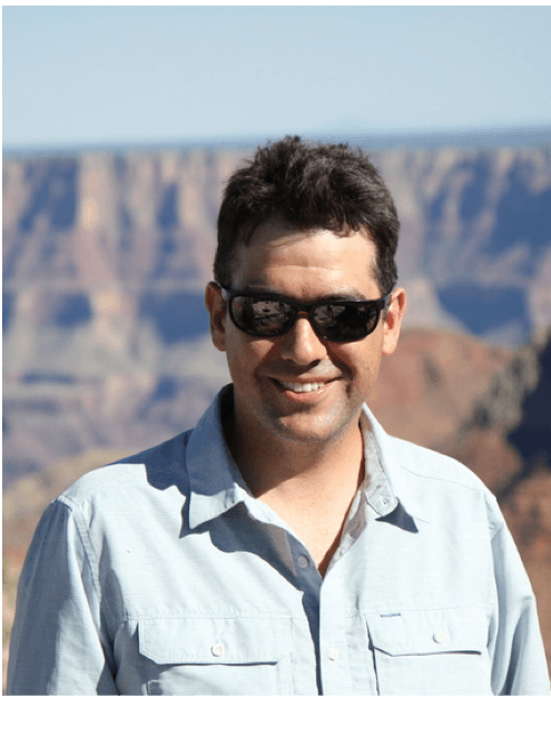 Headshot of Michael Lamb wearing sunglasses